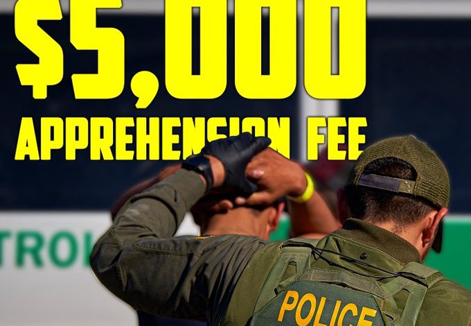 Comienzan a cobrar tarifa de detención de $5,000 a inmigrantes indocumentados en Estados Unidos