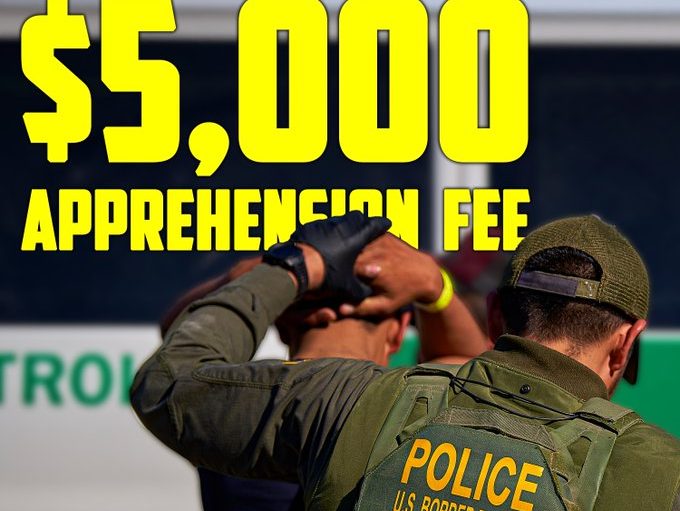 Comienzan a cobrar tarifa de detención de $5,000 a inmigrantes indocumentados en Estados Unidos