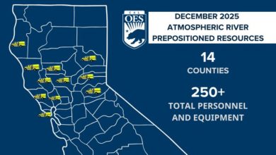 California declara emergencia en varios condados ante una intensa tormenta invernal