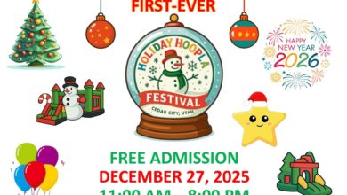 Cedar City se llena de espíritu festivo con el Festival Holiday Hoopla