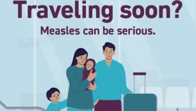¿Viajas durante las vacaciones? Asegúrate de que tú y tu familia estén protegidos contra el sarampión