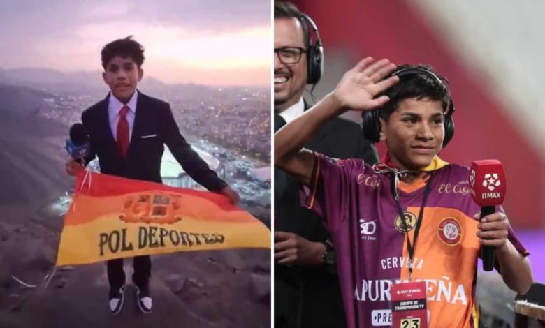 ¡Viral! La determinación de "Pol Deportes", un joven narrador que convirtió un obstáculo en una historia inspiradora (+VIDEOS)
