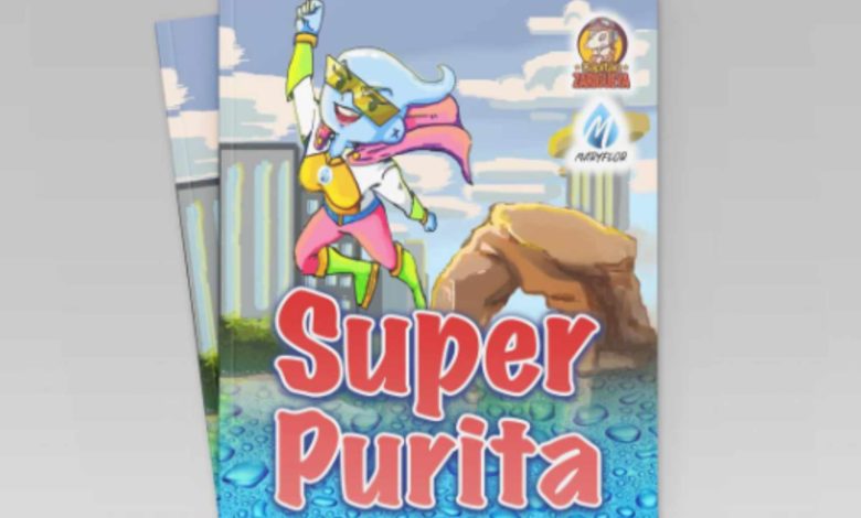Lectura del mes recomendada por el Capitan Zarigüeya: Super Purita un libro que inspira a los niños a cuidar el agua