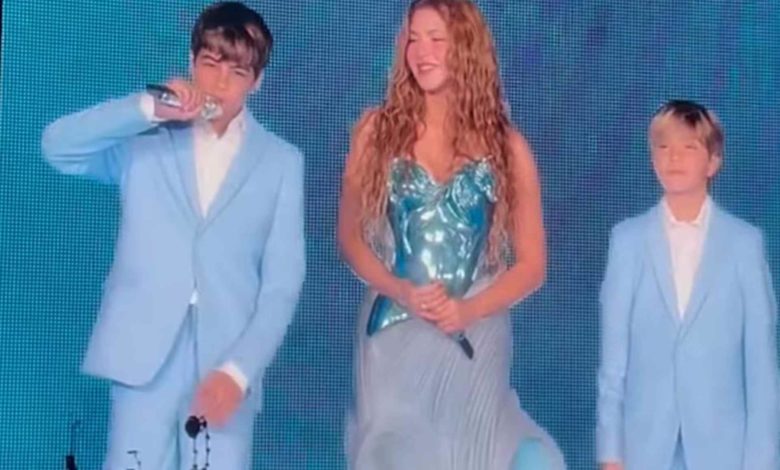 Shakira emocionó en Buenos Aires con una presentación junto a sus hijos que conquistó a 45.000 personas (+VIDEO)