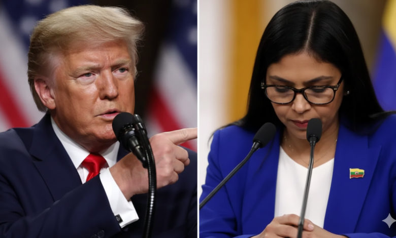 Trump eleva la presión sobre Delcy Rodríguez y si no coopera enfrentará “un precio muy alto, probablemente mayor que el de Maduro”