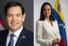 Rubio convoca a María Corina Machado en el Departamento de Estado