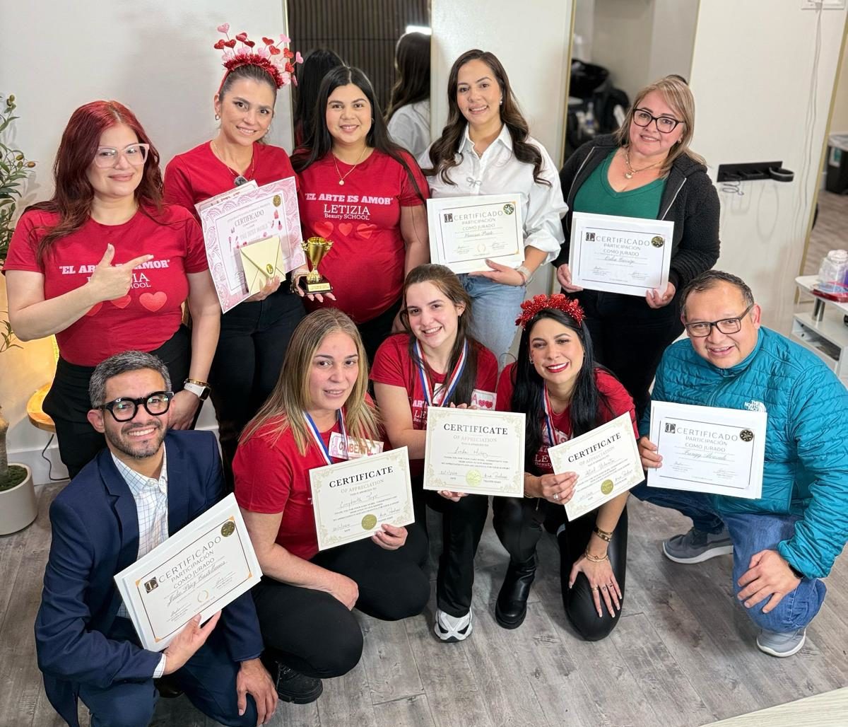 Letizia Beauty School realiza evaluación académica del Programa Técnico en Cosmetología con competencia artística en uñas
