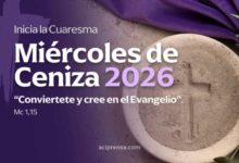 Miércoles de Ceniza: Un llamado urgente a la humildad y la conversión