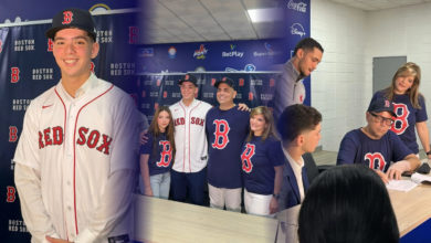 De Colombia a una de las franquicias más legendarias del béisbol: Harry Canedo firma con los Boston Red Sox