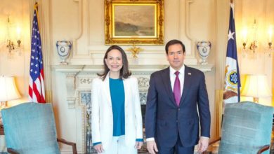 Así fue el encuentro entre María Corina Machado y Marco Rubio en Washington