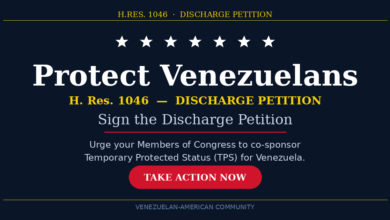 TPS en suspenso: Venezolanos en EE.UU. enfrentan riesgo de deportación ante falta de votación en el Congreso