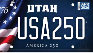 Utah lanza matrícula conmemorativa por los 250 años de Estados Unidos