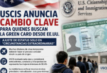 Lo que se sabe sobre el cambio del USCIS que limita el ajuste de estatus dentro de EE. UU.