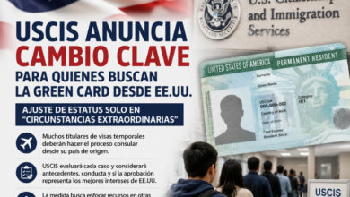 Lo que se sabe sobre el cambio del USCIS que limita el ajuste de estatus dentro de EE. UU.