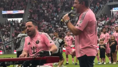 SanLuis llevó el talento venezolano al Inter Miami con una emotiva interpretación del himno de Estados Unidos (+VIDEO)