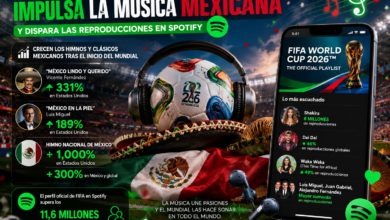 El Mundial 2026 impulsa la música mexicana y dispara las reproducciones en Spotify