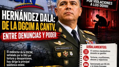 Cuestionamientos a Iván Hernández Dala actual presidente de CANTV: Revelan la existencia de 17 casas de tortura durante su gestión en la DGCIM