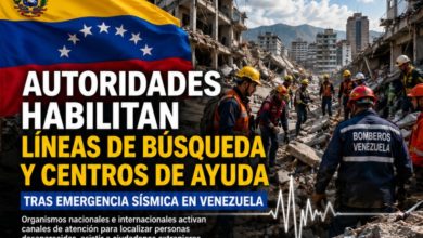Autoridades habilitan líneas de búsqueda y centros de ayuda tras emergencia sísmica en Venezuela