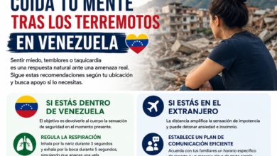 Especialistas ofrecen recomendaciones para cuidar la salud mental tras los terremotos en Venezuela