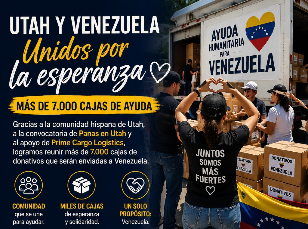 Comunidad hispana de Utah activa nueva fase de apoyo humanitario para Venezuela
