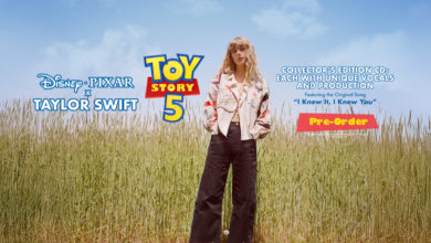 Taylor Swift confirma su participación en “Toy Story 5” con una canción original para la película