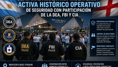 Semifinal Argentina-Inglaterra activa histórico operativo de seguridad con participación de la DEA, FBI y CIA