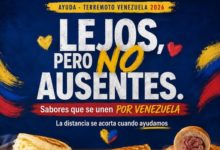VenMundo impulsa “Lejos, pero no ausentes”, una campaña que une la gastronomía venezolana para apoyar a los afectados por los terremotos de 2026