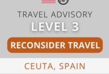 Estados Unidos eleva la alerta para viajar a Ceuta por disturbios y recomienda reconsiderar los desplazamientos
