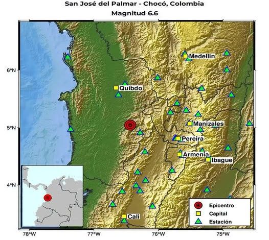 Terremoto de 7.4 sacude Colombia y deja más de 200 muertos mientras continúan los rescates
