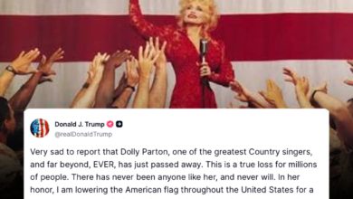 Estados Unidos baja sus banderas en homenaje a Dolly Parton tras su muerte a los 80 años