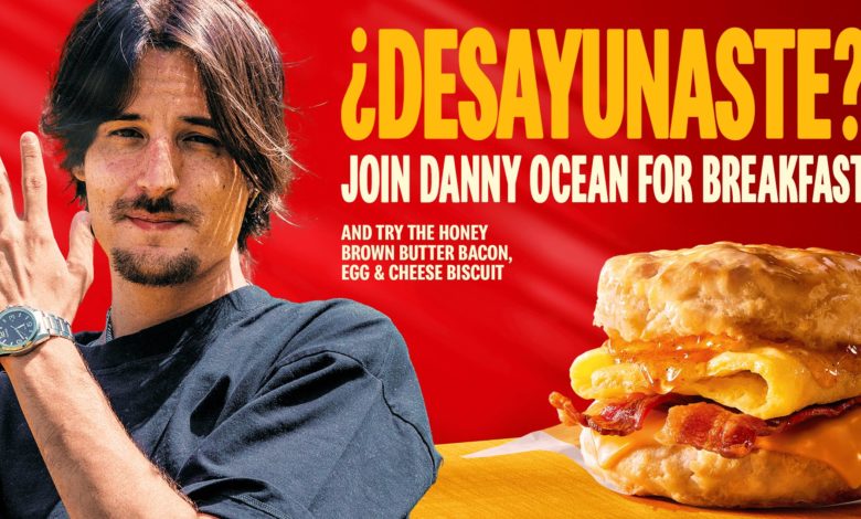 Danny Ocean se une a McDonald's y sorprende a sus seguidores con un desayuno exclusivo en Nueva York