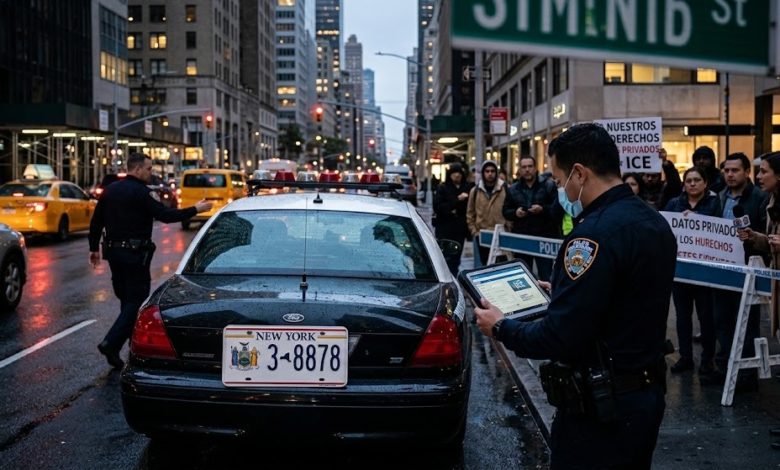 Nueva York: Policías habrían usado matrículas para buscar información vinculada a ICE