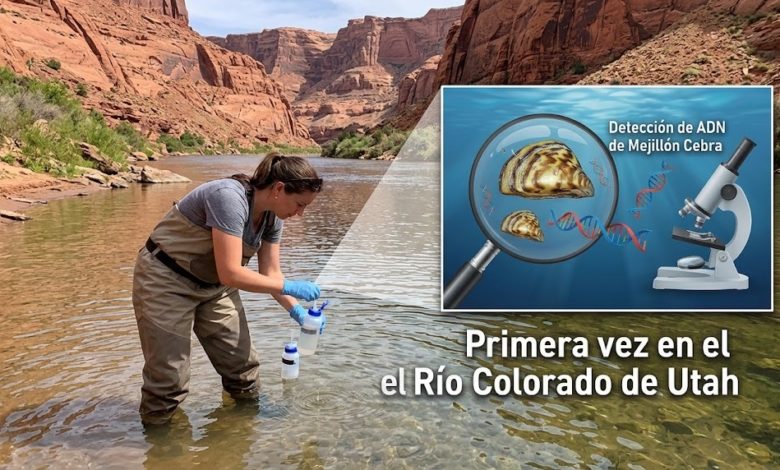 Detectan por primera ADN de mejillón cebra en el río Colorado de Utah
