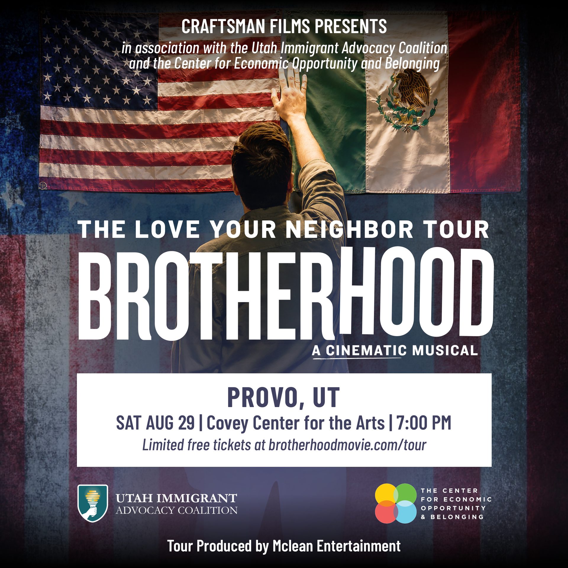 Utah será una de las paradas de “Ama a tu Prójimo”, la gira que lleva Brotherhood a 20 ciudades de EE. UU.