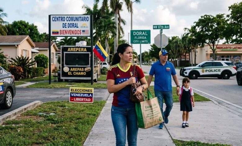 Venezolanos en Doral cambian sus rutinas ante el temor a las redadas de ICE