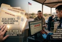 Estados Unidos accede a archivos secretos venezolanos y endurece controles migratorios a ciudadanos con pasado militar