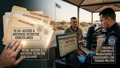 Estados Unidos accede a archivos secretos venezolanos y endurece controles migratorios a ciudadanos con pasado militar