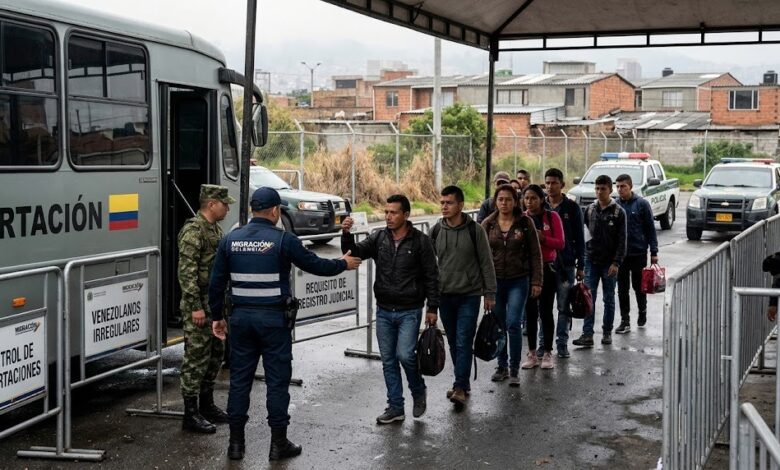 Colombia ordena acelerar la deportación de venezolanos irregulares con registros judiciales en Bogotá