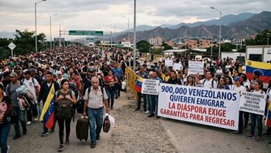 Casi 900.000 venezolanos quieren emigrar y la diáspora exige garantías para regresar